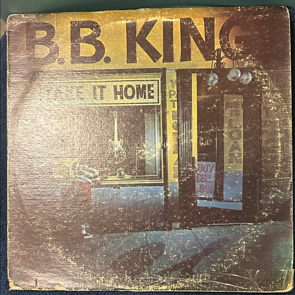 B.B King Vintage Album Cover